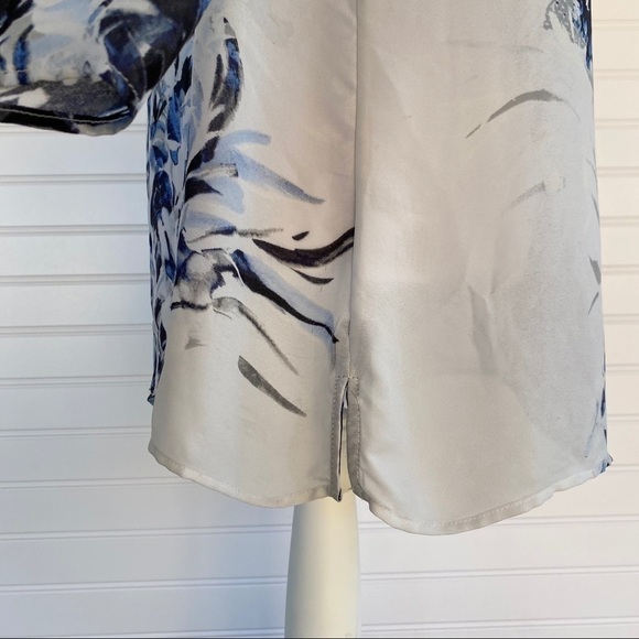 Floral print Tunic Blouse Size Large - Picture 5 of 10